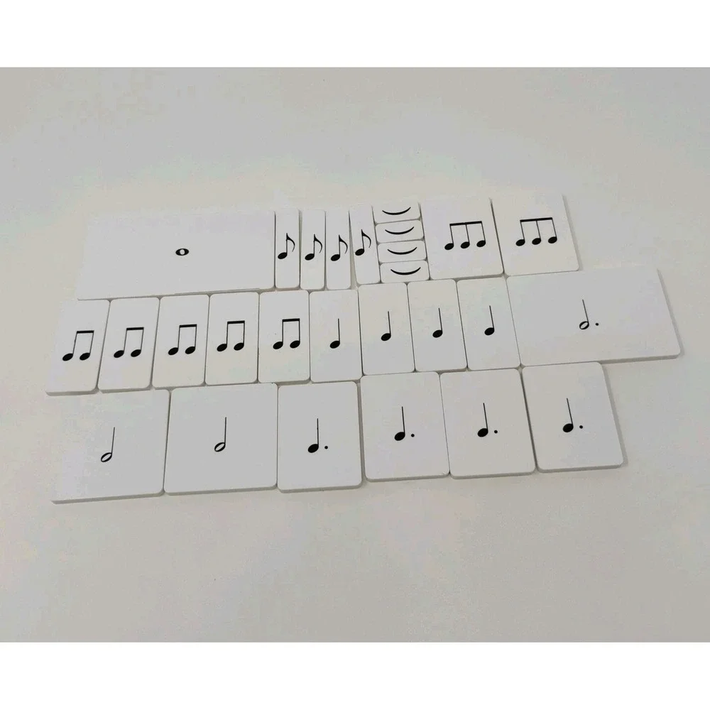 Toccata Blocks Rhythm Music Meter Learning Tiles Level One with CD - See Notes
